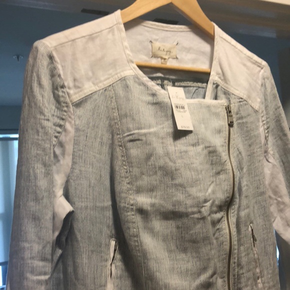 NWT Lou and Grey Linen Jacket - Picture 4 of 5